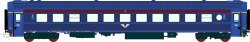Sittvagn A11 5526 BlueX DC H0