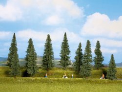 Granar 10 st 10-14 cm, för skala H0 TT