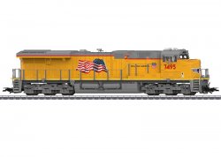 Amerikanskt Diesellok, Union Pacific Railroad, Type GE ES44AC 7495 AC digitalt med Ljud H0