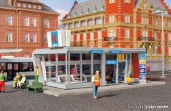 Modern KIOSK med Belysning H0 