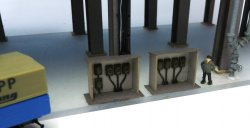 Manöverskåp för Elcentral H0