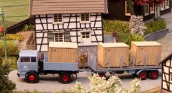 3 st små Trä Kistor Laserskurna H0