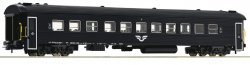 SJ Passagerarvagn 2:a klass H0 svart DC