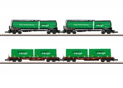 82533 Green Cargo Godsvagnar sats om 4 vagnar Skala Z