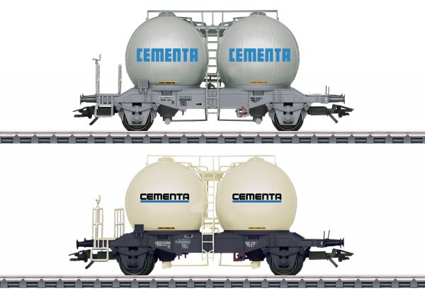 CEMENTA 2 st behållarvagnar Ucs AC H0