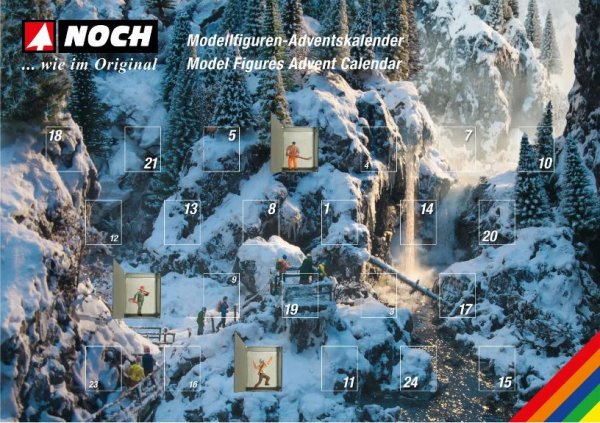 Adventskalender 2021 Figurer i skala H0 och N
