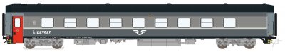 Liggvagn BC4 5467 SSRT DC H0