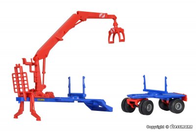 Trailer med kran H0