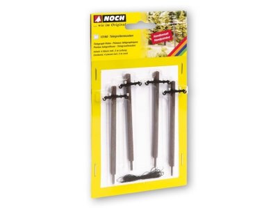 Telegrafstolpar 4 st H0