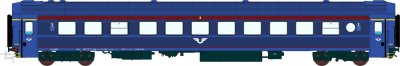 Sittvagn A11 5520 BlueX DC H0