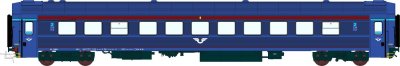 Sittvagn B11 5494 BlueX DC H0