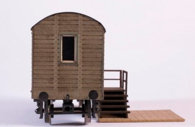 19011 Gammal Godsvagn som kolonilott stuga H0