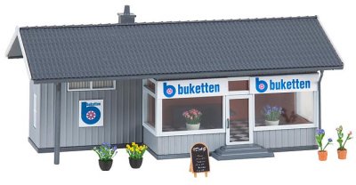 Buketten Blomsteraffär skala H0