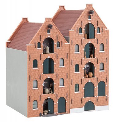 2 st Förvaringsmagasin Nordtyska H0