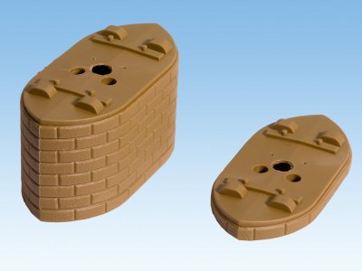 Bropelare 5 st element 5 mm H0