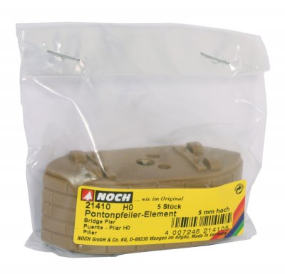 Bropelare 5 st element 5 mm H0