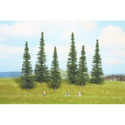 Granar 6 st höga 16 -20 cm H0 TT