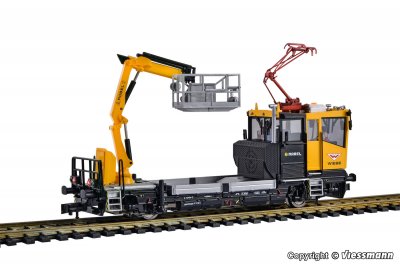 2618 H0 ROBEL spårfordon 54.22 WIEBE *A* testpantograf och arbetskorg, funktionsmodell 2L