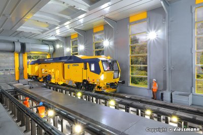 Unimat 09-4x4/4S E³ Tamping machine, P & T, functional model Digital DC H0