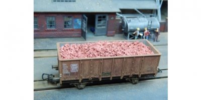 MÖRKRÖTT TEGEL 3000 st. H0