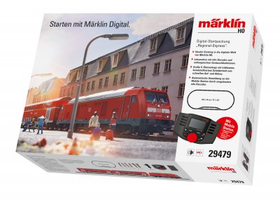 Startersats "Regional Express" med Diesellok och personvagnar digitalt AC H0