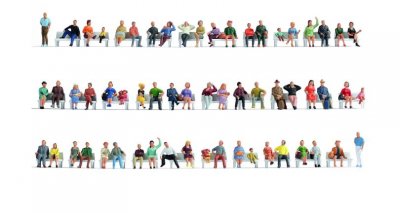 Mega Sparset Sittande figurer i Skala N