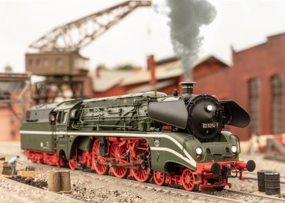 Class 02 Ång Lokomotiv AC Digitalt Mfx+ med Ljud H0