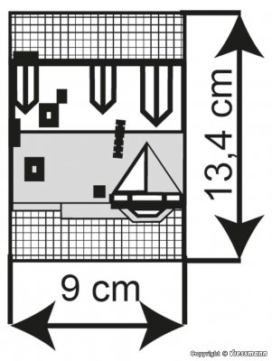HYRESHUS MED BALKONGER H0