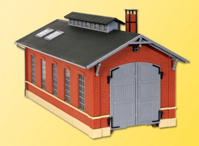 LOKSTALL ENKELSPÅRIGT H0