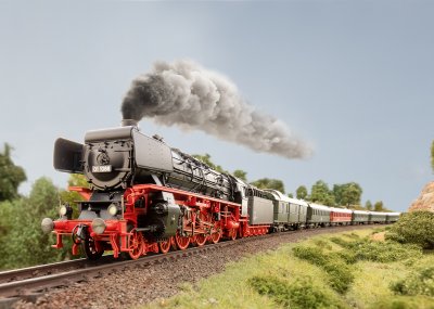 Class 01.10 Older Design Steam Locomotive AC digitalt med Ljud H0