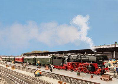 Class 01.10 Older Design Steam Locomotive AC digitalt med Ljud H0