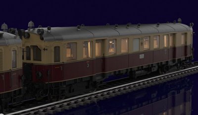 EL Motorvagn Class elT Rail Car 1126 with class elS control car 2126 digital m ljud AC