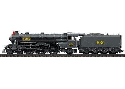 Ånglok m tender AC/DC "Black Ice" H0 AC Digitalt med Ljud