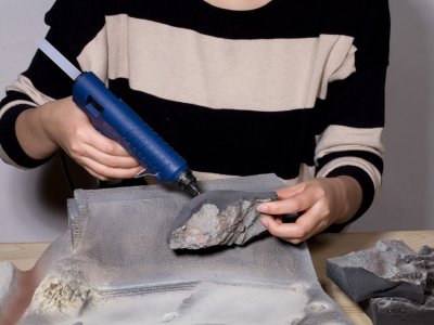 BERGSVÄGG GRANIT H0