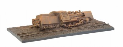 Övergivet Lokomotiv i Skala H0