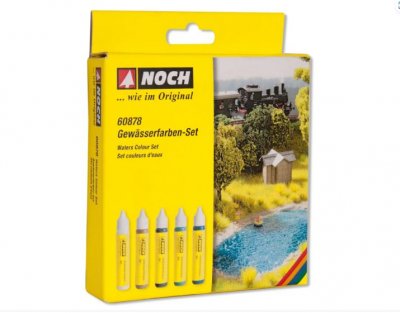 Vatten färg sats 5 x 30 ml för alla Skalor