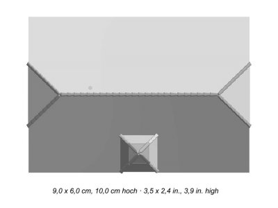 63380 Laserskuren liten Brandstation med ljudmodul m ljud av sirener, skala N 