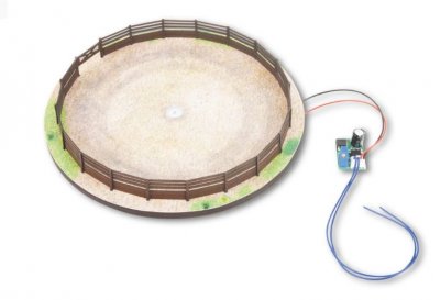 Longeringshage Häst och Stall H0 Funktionsmodell Laserskuret