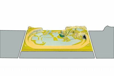 "KÖNIGSFELDT" Färdigt Landskap 160 x 100 cm HO & TT