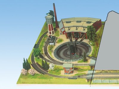 Utbyggnadsdel Vänster 70 x 120 cm H0