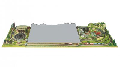 Utbyggnadsdel Front 200 x 20 cm H0