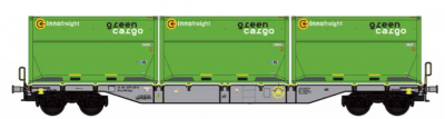 Conteinervgn Sgns GREEN CARGO DC H0